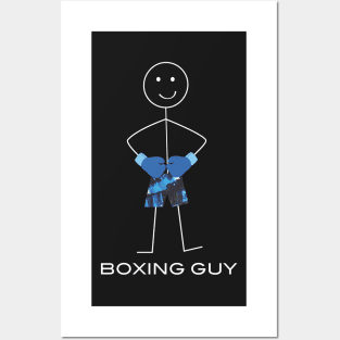 Funny Mens Boxing Guy Posters and Art